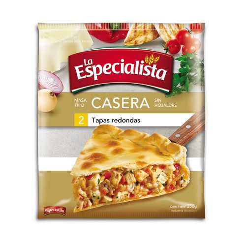 Tapa Fresca La Especialista Casera Redonda