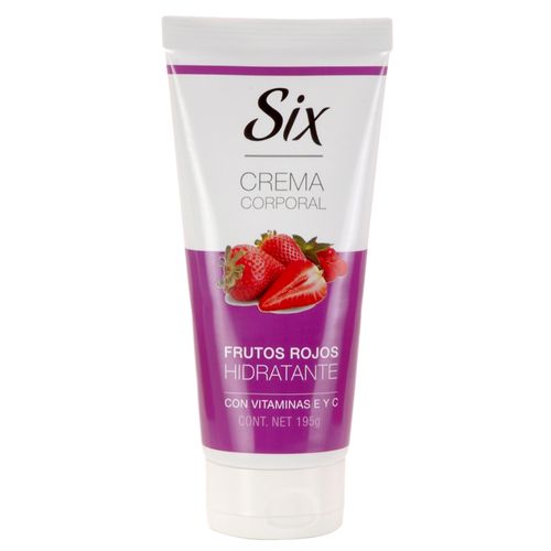 CREMA SIX CORPORAL FRUTOS ROJOS 195GR