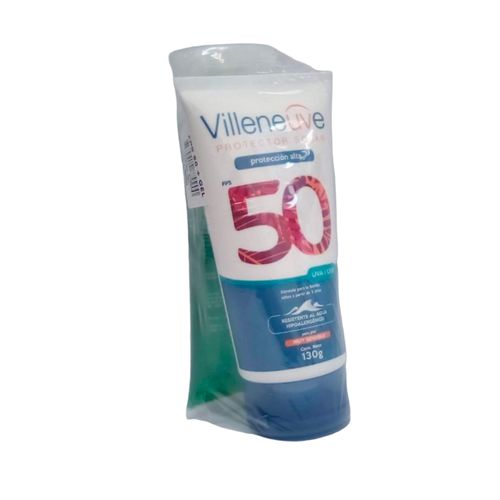 Bronceador Villeneuve Solar Fps50 130Gr + Gel Post Solar