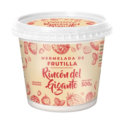 MERMELADA RINCON DEL GIGANTE FRUTILLA 500GR