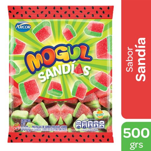 Gomas Mogul Sandias Acidas 500Grs