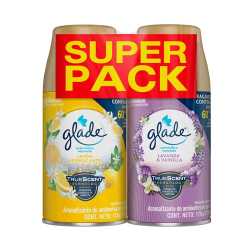 Aromatizante Glade Lavanda Y Vainilla 175Gr Automatic Tp