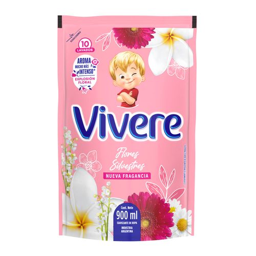 Suavizante Vivere Bouquet De Flores Silvestres Doypack 900Ml
