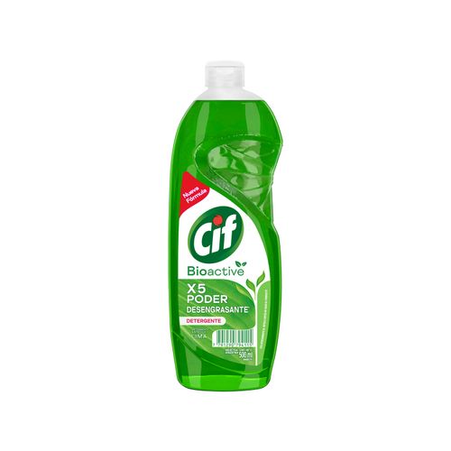 Deter Cif Active Gel Core Limon Verde 500Ml