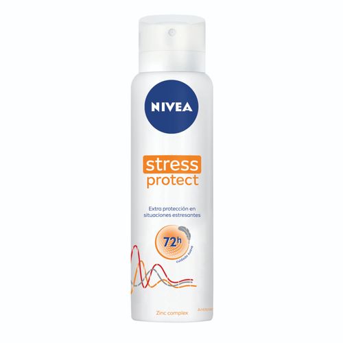 DESODORANTE NIVEA AEROSOL STRESS PROTECT FEM 150ML
