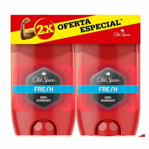Desodorante Old Spice Fresh En Barra 50Gr 2Un