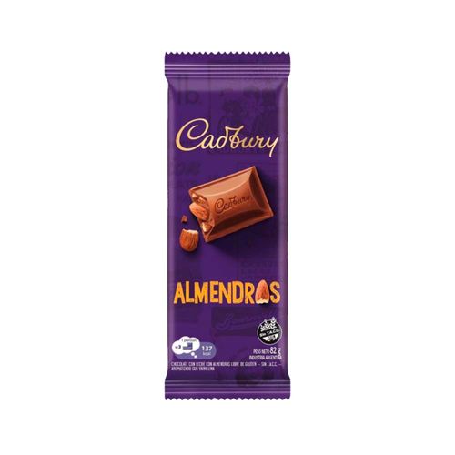Chocolate Cadbury Almendras 82Gr