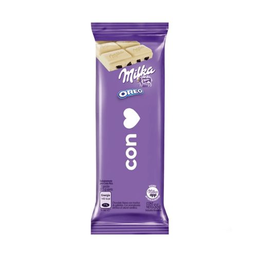 Chocolate Milka Oreo Blanco 55Gr