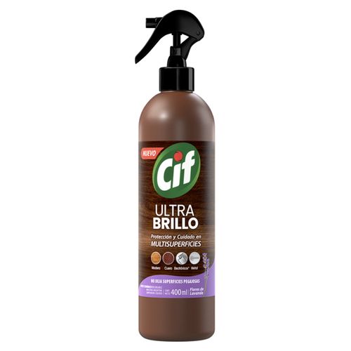 LUSTRAMUEBLES CIF ULTRA BRILLO LAVANDA GATILLO 400ML