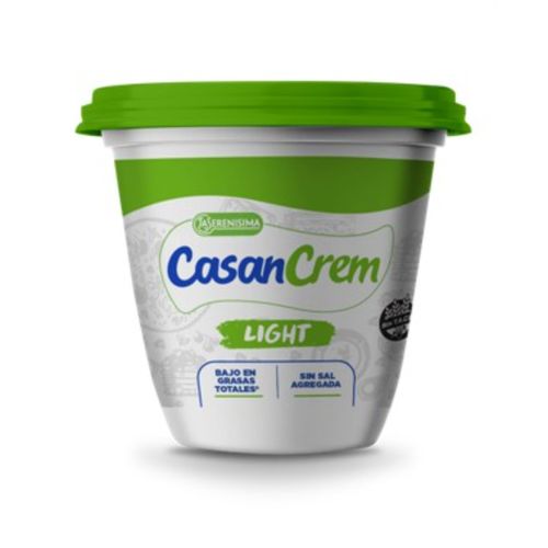 QUESO CASANCREM LIGHT SIN SAL AGREGADA 290GR