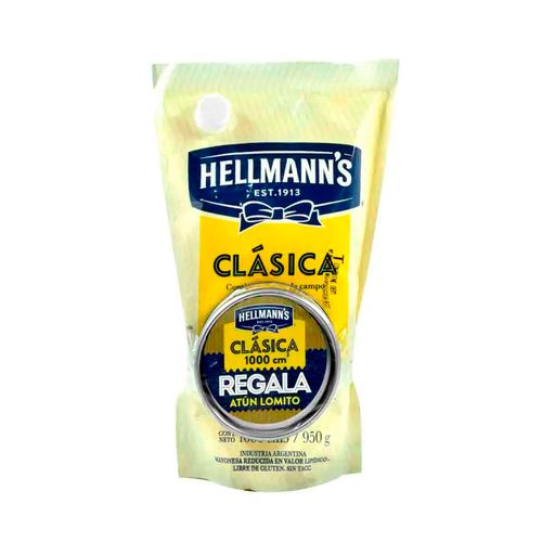 MAYONESA HELLMANNS CLASICA 475GR +ATUN EMIGRANTE 80GR
