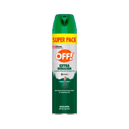Repelente Off Extra Duracion Bonus Aerosol 290Ml