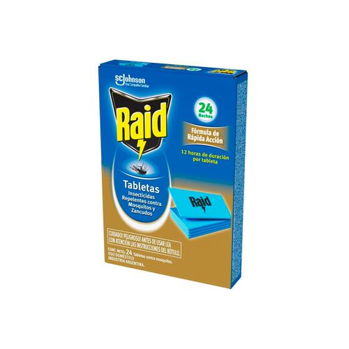 Insecticida Raid Tableta 24Un