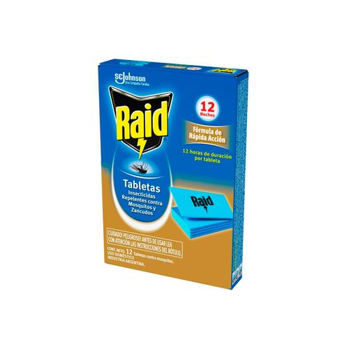 Insecticida Raid Tableta 12Un