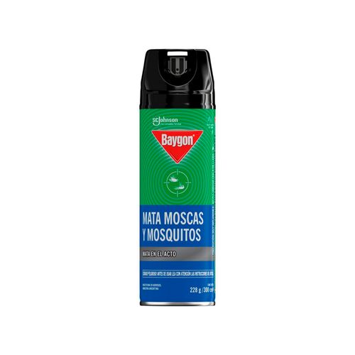 Insecticida Baygon Mata Moscas Y Mosquitos En Aerosol 300 ml