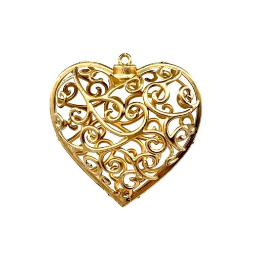 Adorno Corazón Elaborado x 3 Unidades 9,5 cm