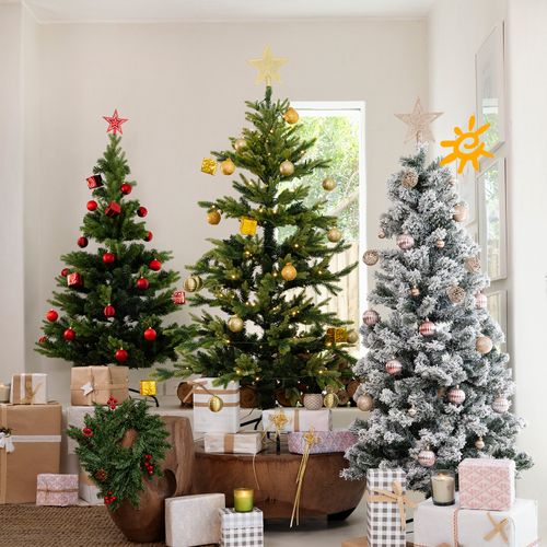 ARBOL CMA035 NAVIDEÑO 150CM AUTOMATICO BLANCO POMPOSO