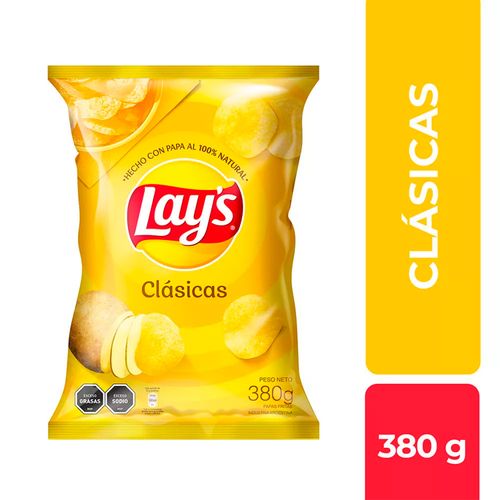 Papas Fritas Lays Clasica 380 g