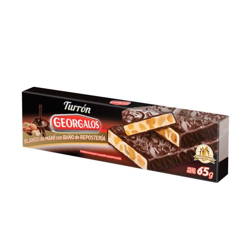 Turron Georgalos Blando De Mani Bañado 75Gr
