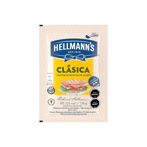 Mayonesa Hellmanns 118Gr