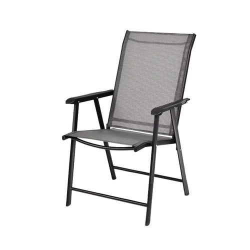 Silla de Exterior con Apoyabrazos de Textileno - 59 x 87 cm