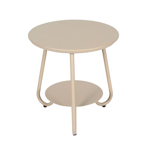 Mesa de Arrime 52 x 50 cm Aluminio - Cruda