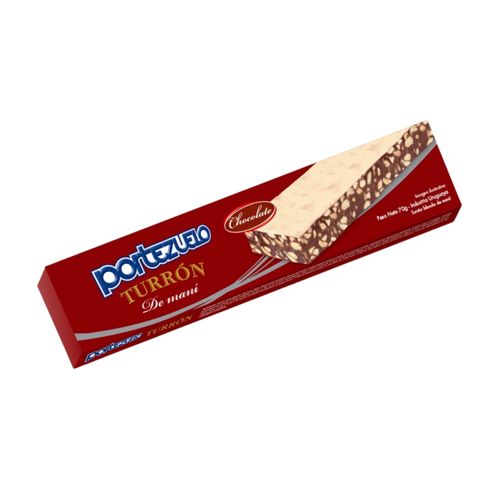 Turron Portezuelo Chocolate 70Gr