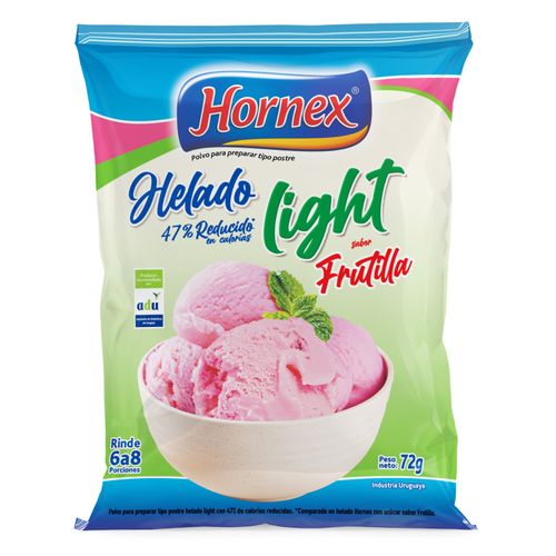 Helado Hornex Frutilla Ligth 72Gr