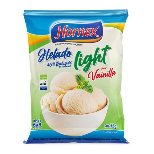 Helado Hornex Vainilla Ligth 72Gr