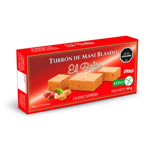 TURRON EL BELEN DE MANI BLANDO 150GR