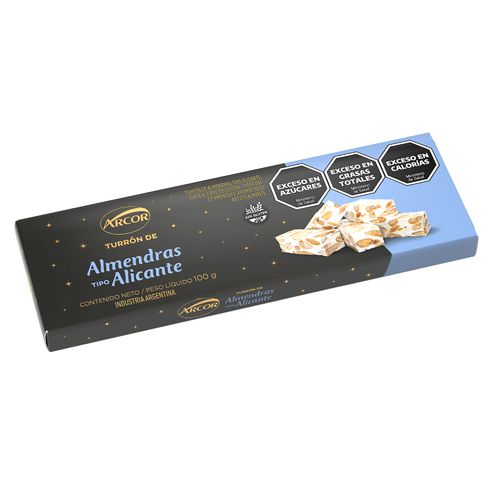 TURRON ARCOR ALMENDRA TIPO ALICANTE 100GR