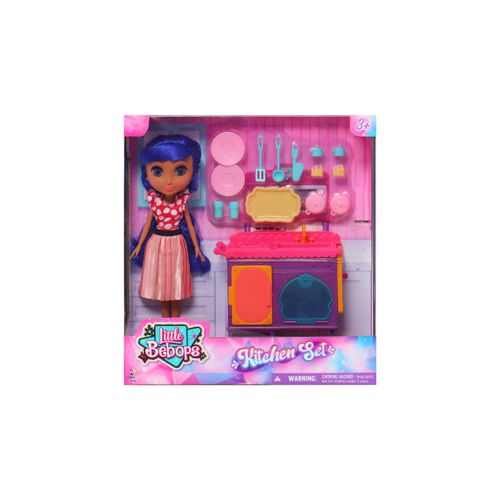 MUÑECA 900185 LITTLE BEBOPS 10INCH C/ COCINA Y ACCESORIOS