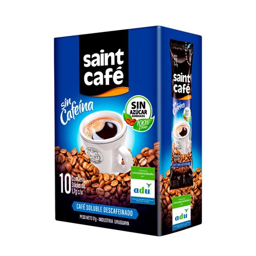 Cafe Saint Descafeinado Sobre 10Un