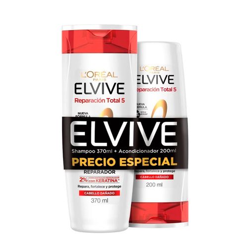 Shampoo Elvive Rt5 370 +Aco 200Ml