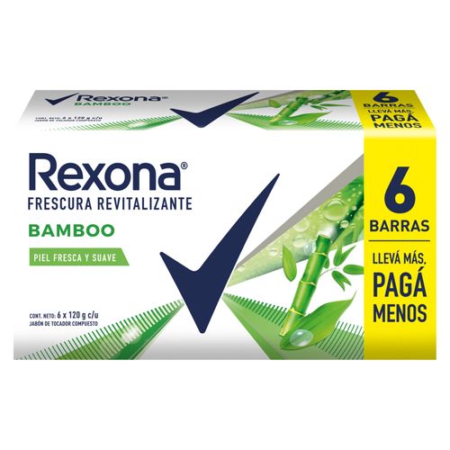 JABON TOCADOR REXONA BAMBOO 6UN