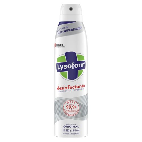 DESINFECTANTE LYSOFORM AEROSOL ORIGINAL 315CC