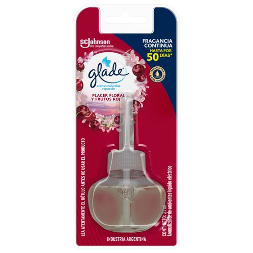 AROMATIZANTE GLADE LIQUIDO ELECTRICO FLORAL Y FRUTOS ROJOS 2