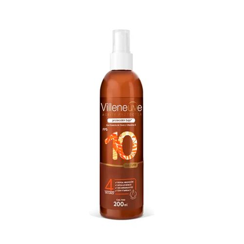 Bronceador Villeneuve Aceite Fps1 200Cc