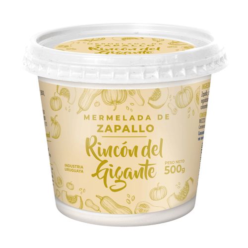 MERMELADA RINCON DEL GIGANTE ZAPALLO 500GR