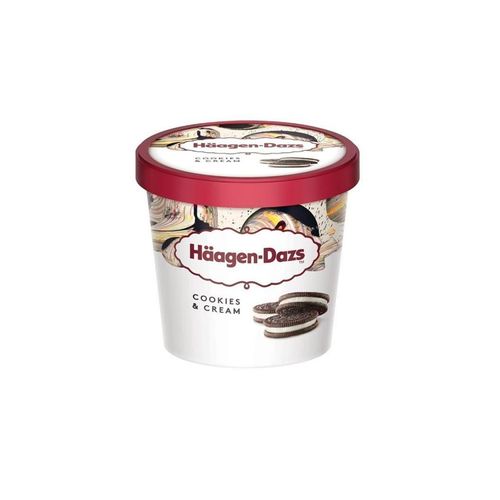 Helado Haagen Dazs Mini Cup Cookies Y Cream 100Ml