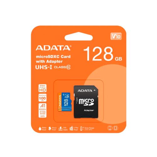 MEMORIA ADATA AUSDX128GUICL 128 GB, CLASE 10