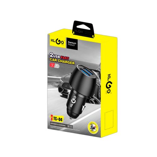 CARGADOR KLGO TC-04 2XUSB 3.4A/12V