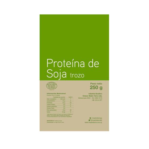 PROTEINA DE SOJA MADRE TIERRA TROZOS 250GR