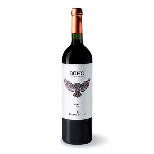 VINO GIMENEZ MENDEZ BUHO MALBEC 750CC