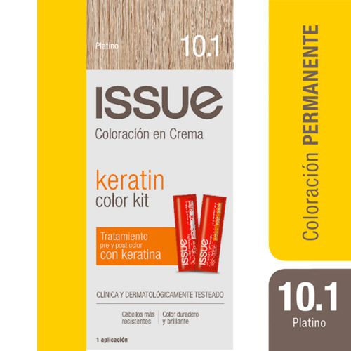 COLORACIÓN ISSUE KERATINA TONO 10.1