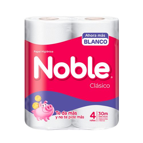 Papel Higiénico Noble 30M X4