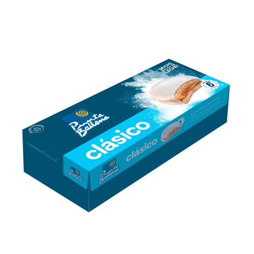 VALIJA ALFAJOR PUNTA BALLENA CLASICO NIEVE 6UN 210GR