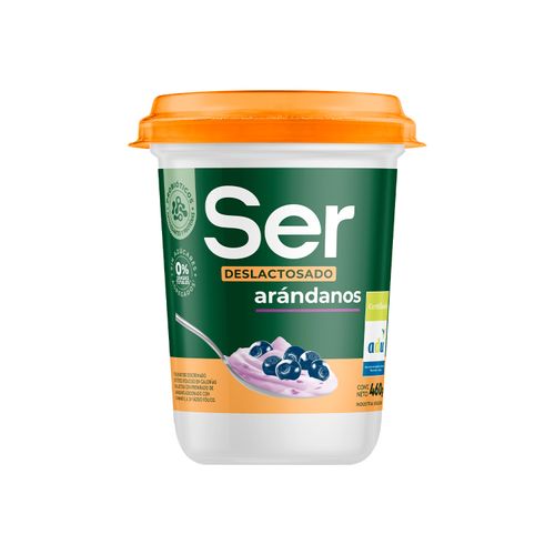 YOGUR SER DESLACTOSADO ARANDANOS 460GR