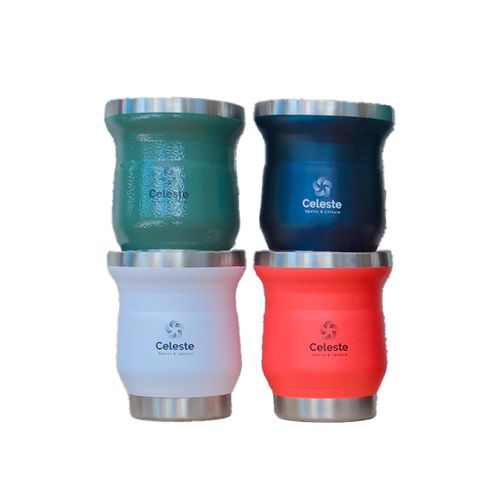 MATE CELESTE VERDE 320ML DOBLE PARED