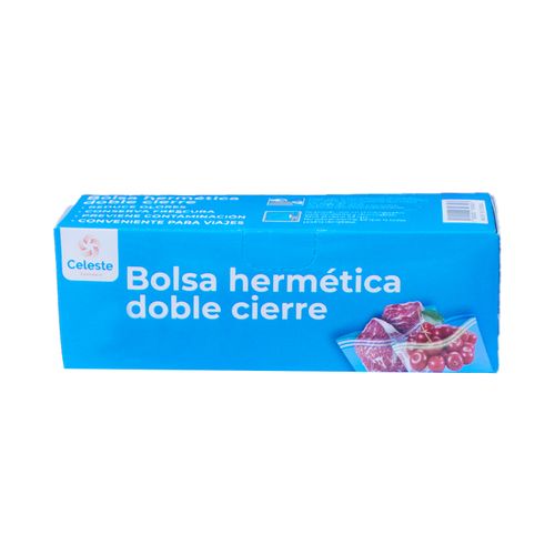 BOLSA PARA ALIMENTOS CHICA 30 UNID 18x20cm